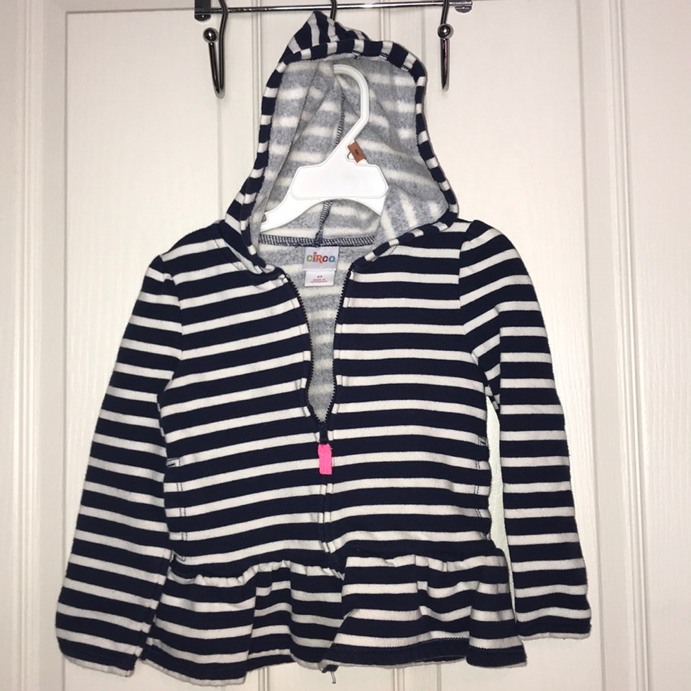Circo zip up sweater with hood